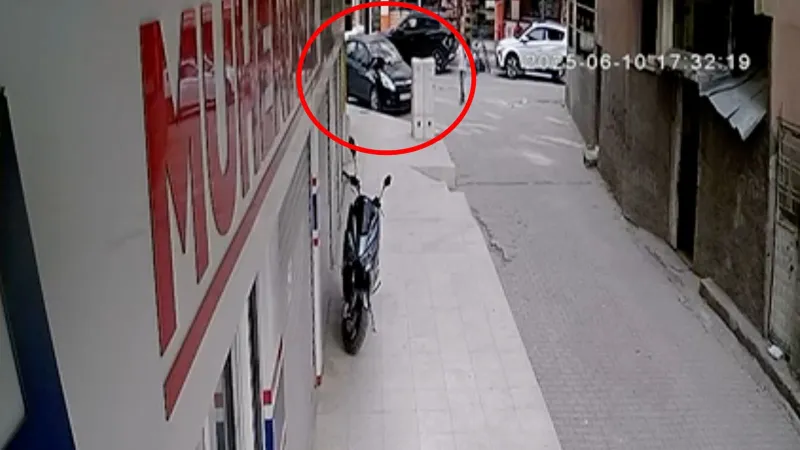 6 yaşındaki Elif, 5'inci kattan park halindeki otomobilin üzerine düştü