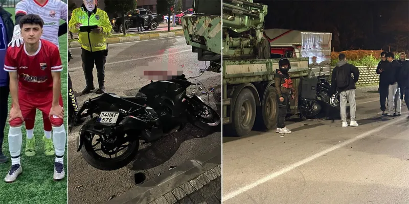 Amatör futbolcu motosiklet kazasında hayatını kaybetti