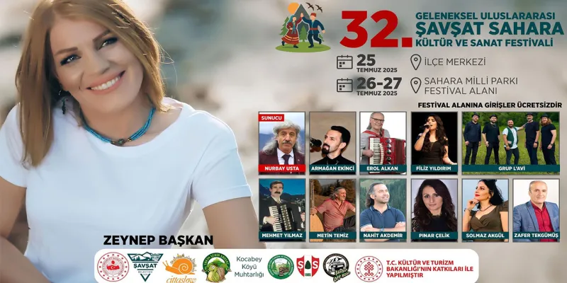 Artvin Sahara Festivali: Zeynep Başkan Konseriyle Coşacak!