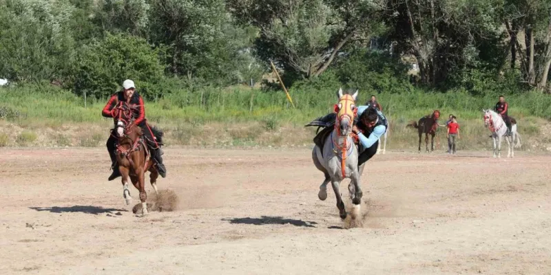 Bayburt'ta Dede Korkut Coşkusu! Cirit Müsabakası Nefes Kesti