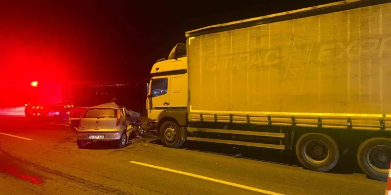 Bolu D-100'de Kan Donduran Kaza! İşte Olay Yerinden İlk Görüntüler
