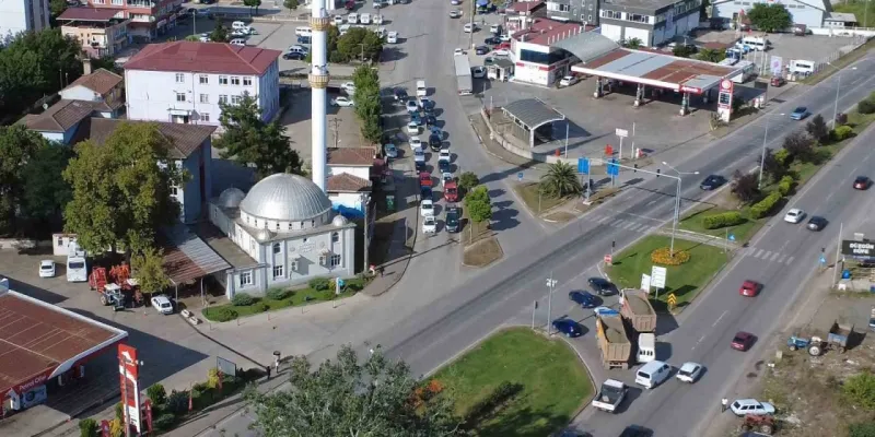 Çarşamba Trafik Çilesi Bitiyor! Akıllı Kavşak Geliyor