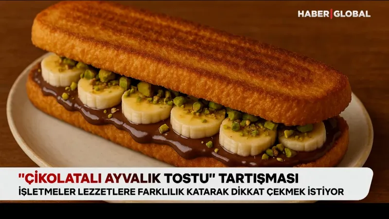 "Çikolatalı Ayvalık Tostu" tartışması