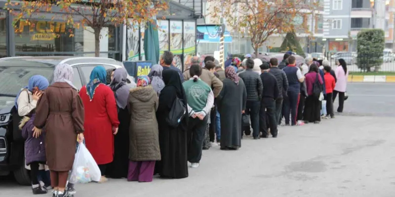 Çorum'da Hamsi Kuyruğu! Kilosu 40 TL'ye Düştü, Halk Akın Etti!