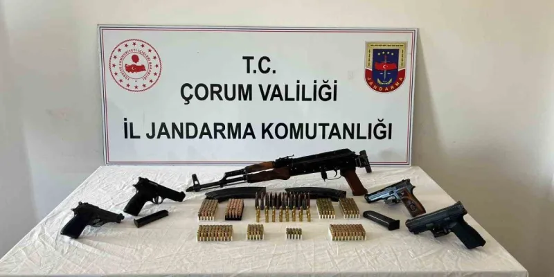 Çorum’da kaçak silah operasyonu: 1 kişi tutuklandı