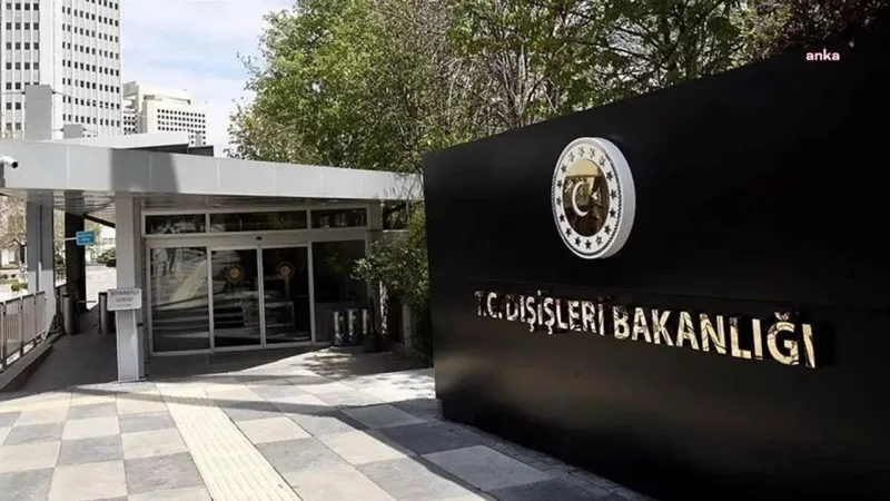 Dışişleri Bakanlığı: Bir grup diplomatımıza İsrail askerleri tarafından ateş açılmasını kınıyoruz
