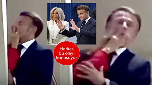 Eşinden tokat yemişti, sebebi belli oldu: Macron'dan 'diplomatik tokat' açıklaması