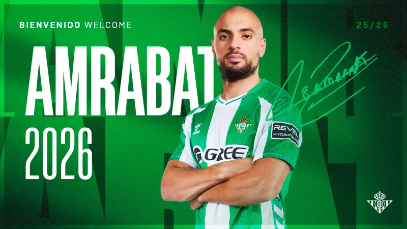 Fenerbahçe, Sofyan Amrabat'ı Real Betis'e kiraladı