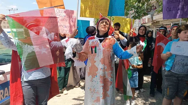 Gölbaşı'ndan Filistin'e Kadın Eli: Mitingde Duygusal Anlar!