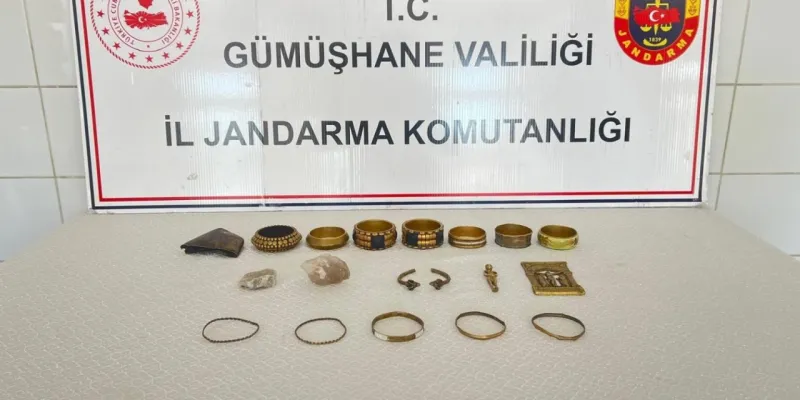 Gümüşhane'de Tarihi Eser Operasyonu! Define mi Bulundu?