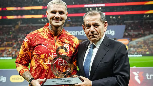 Icardi'den Galatasaray'a 100'lük Gol Armağanı! Plaket Sürprizi
