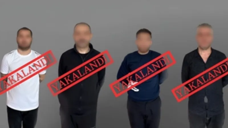 Kırmızı bültenle aranan 4 şüpheli Gürcistan'da yakalanarak Türkiye'ye getirildi