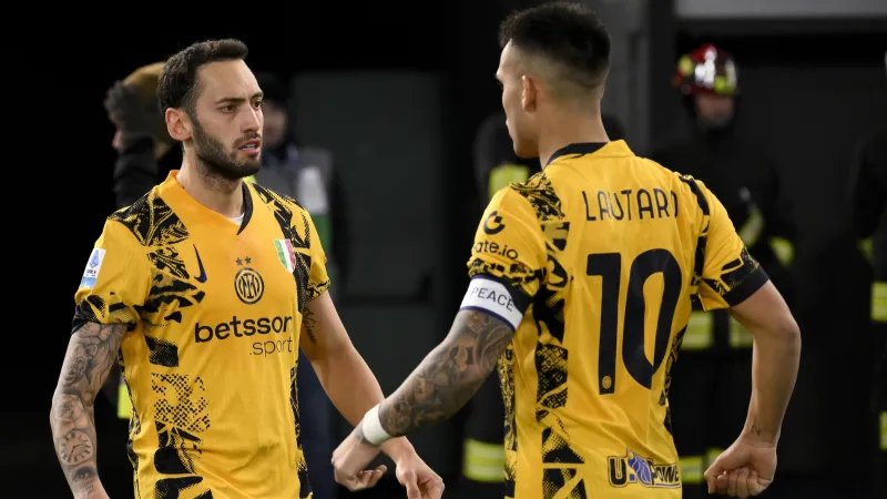 Lautaro Martinez'in çıldırmasına neden olan Hakan Çalhanoğlu fotoğrafları