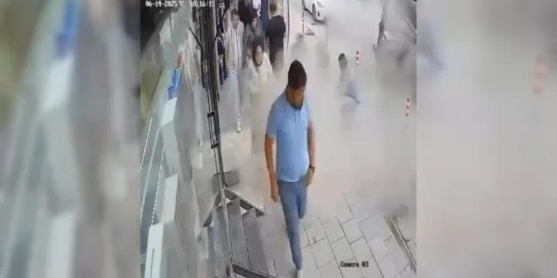 Malatya'da TIR Lastiği Patladı! İşte O Anlar (Video)