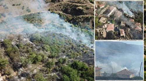 Malatya'da Korkunç Yangın! Alevler Evlere Sıçradı!