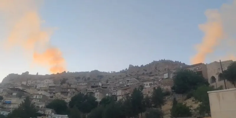 Mardin Kalesi eteklerinde 3 ayrı noktada örtü yangını