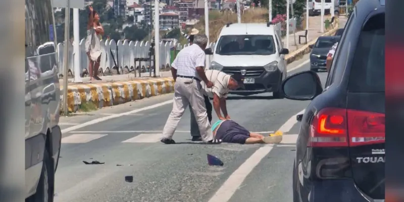 Yalova'da Feci Kaza! Motosiklet Yayaya Çarptı: Son Durum Ne?