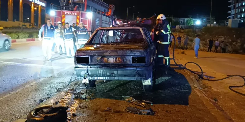 Alkollü Sürücü Şoke Etti! Otomobilini Neden Yaktı?