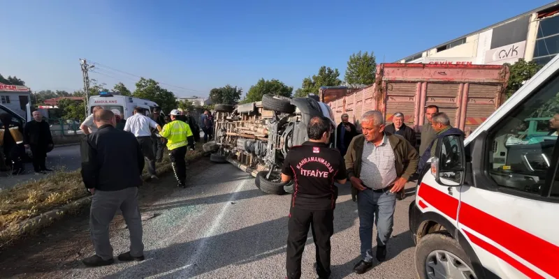 Kahramanmaraş'ta Feci Kaza! Servis Minibüsü Faciası: 12 Yaralı