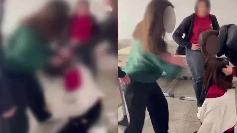 Sivas'ta Akran Zorbalığı Kabusu! Liseli Kıza Şiddet Kamerada