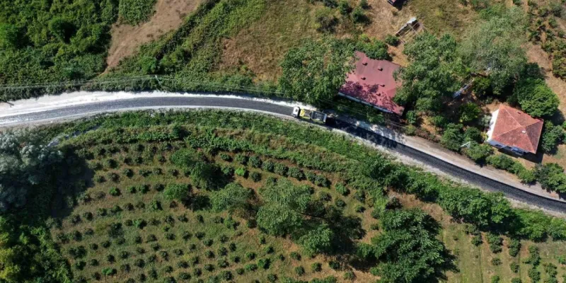 Ordu'da Yollar Yenileniyor! Sıcak Asfalt Seferberliği Başladı