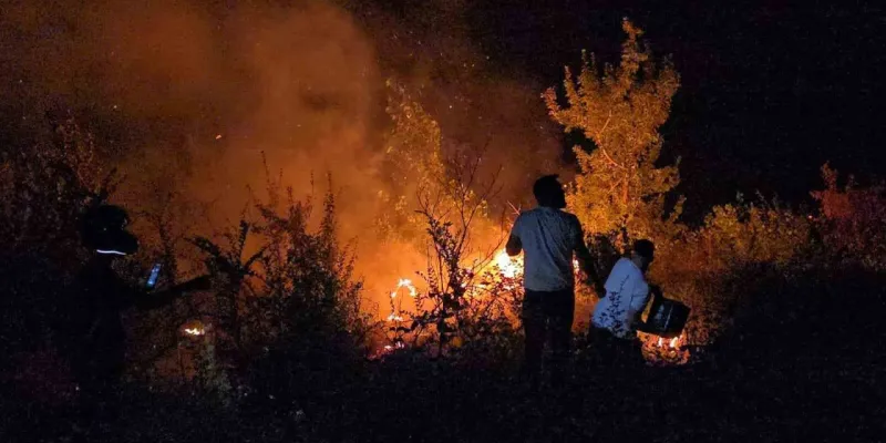 Karabük'te Yürekleri Isıtan Kahramanlık! Gençler Alevlere Böyle Meydan Okudu