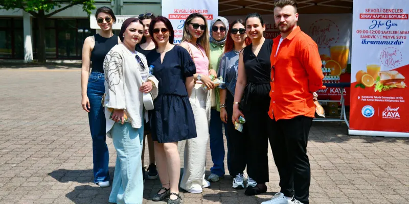 Ortahisar Belediyesi Sınav Haftasında Öğrencilerin Yanında