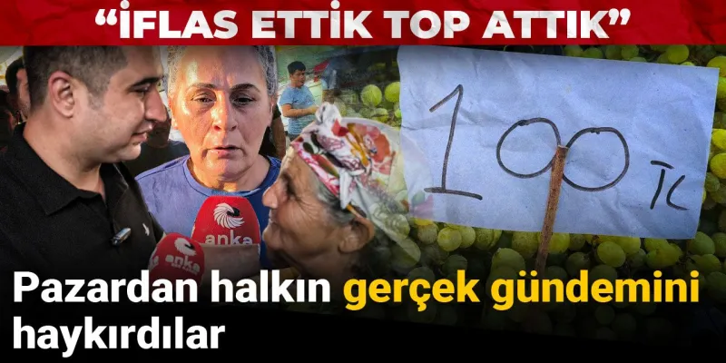 Pazarda İsyan! Vatandaş İflası Duyurdu: "Top Attık!"