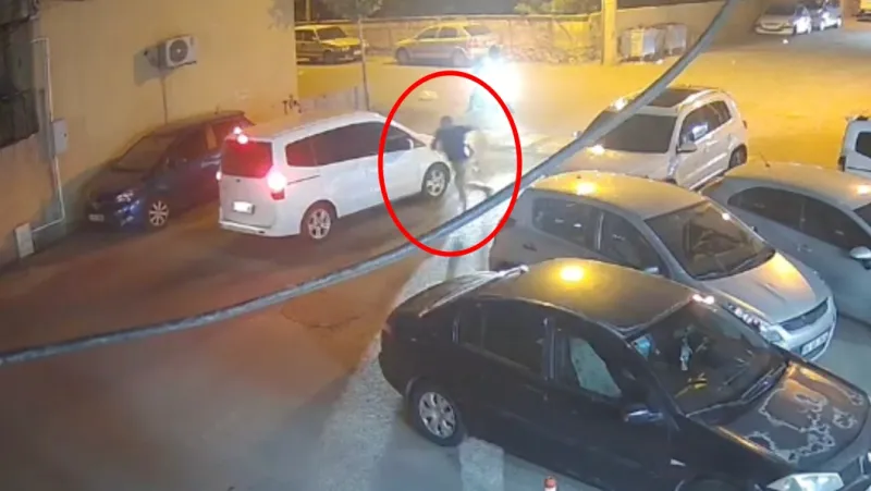 Motosikletli Polisten Kaçarken Kaza Yaptı! İşte O Anlar!