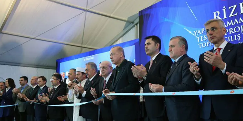 Rize'de 230 Milyon TL'lik İl Özel İdaresi Yatırımları Toplu Açılışta