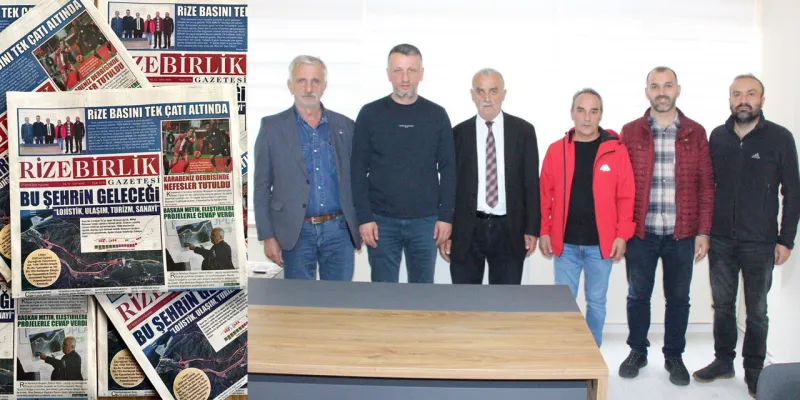 Rize'de Gazeteler Tek Çatı Altında Birleşti