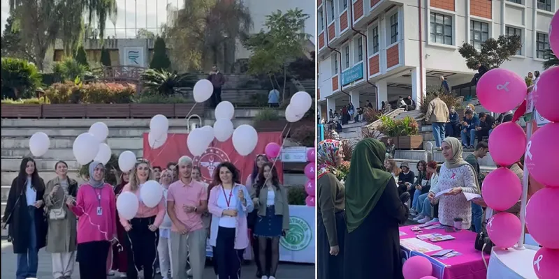 Rize'de Meme Kanseri Farkındalığı Etkinliği