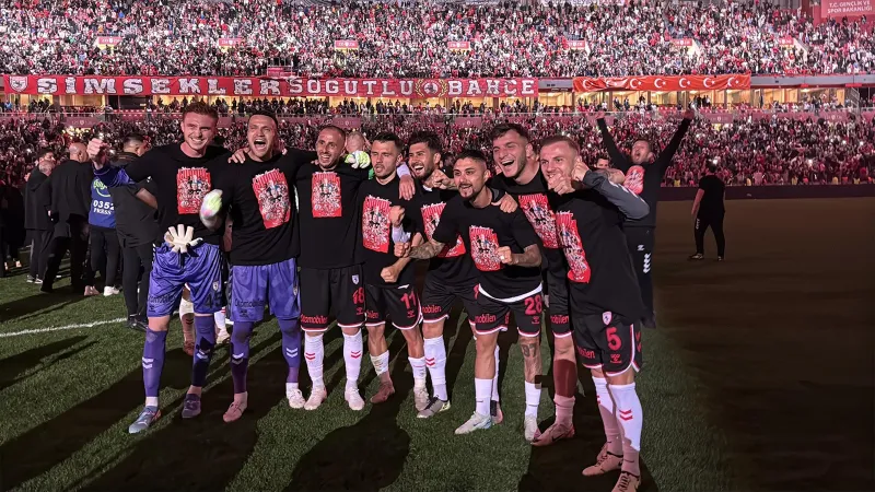 Samsunspor’dan Avrupa kutlaması
