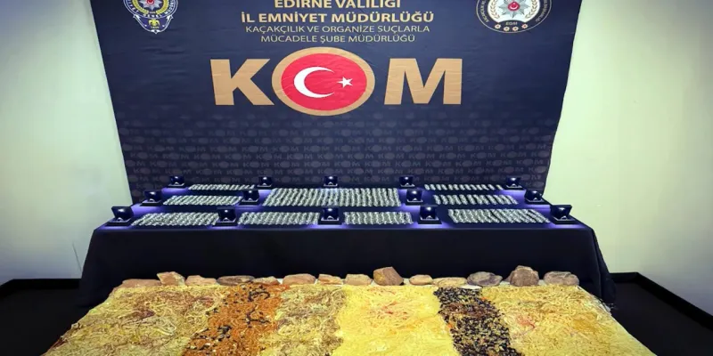 Edirne'de TIR Şoku! 50 Milyonluk Kehribar ve Pırlanta Baskını!