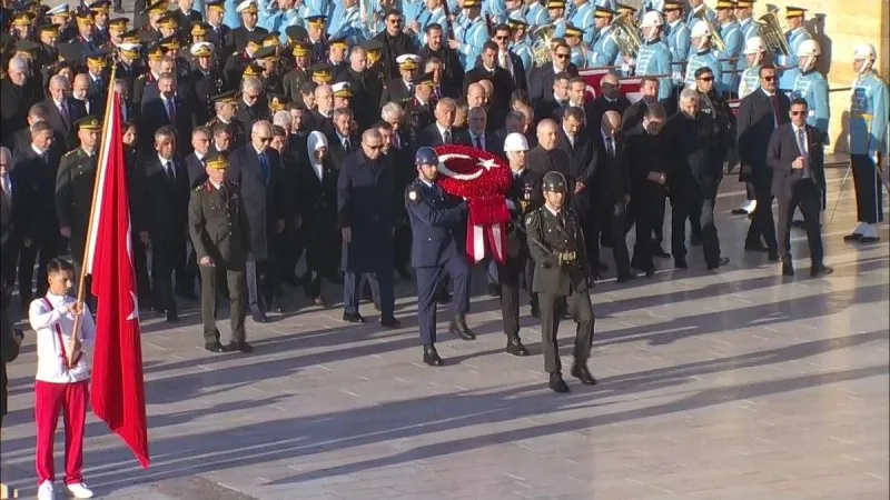 Türkiye, Gazi Mustafa Kemal Atatürk’ü anıyor: Devlet erkanı ve binler Anıtkabir'de